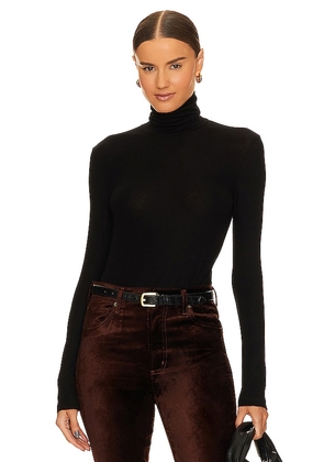 AGOLDE Pascale Turtleneck in Black. Size M, S, XL, XS.