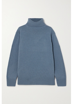 Joseph - Cashmere Turtleneck Sweater - Blue - x small,small,medium,large,x large
