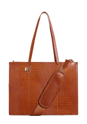 BEIS The Large Work Tote in Cognac.