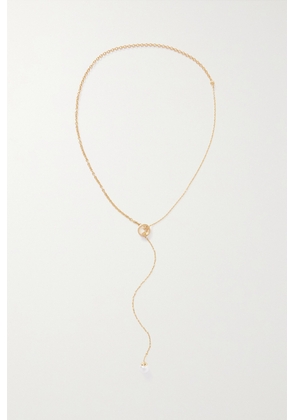 Gucci - Blondie Gold-tone Faux Pearl Necklace - Cream - One size