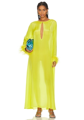 Shani Shemer Odell Maxi Dress in Yellow. Size S.