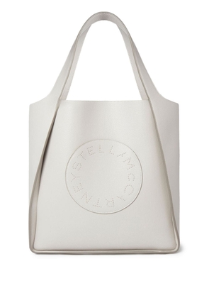 Stella McCartney studded-logo tote bag - Grey