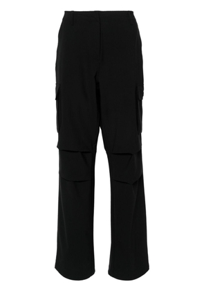 Coperni logo-patch wide-leg trousers - Black