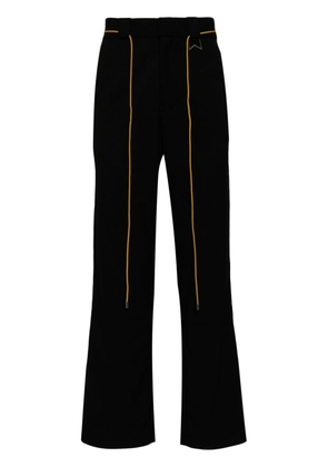 RHUDE Classic straight-leg trousers - Black