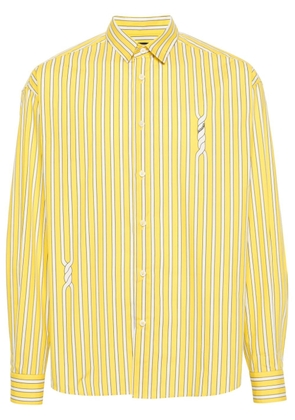 Jacquemus La Chemise Simon striped shirt - Yellow