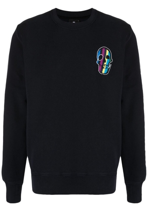 PS Paul Smith skull-appliqué jersey sweatshirt - Black