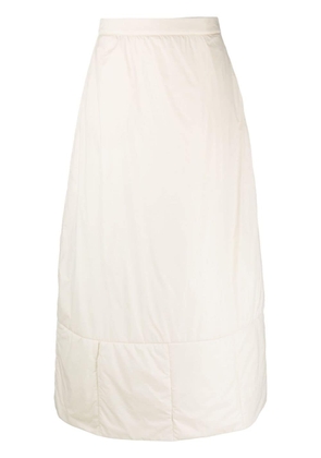 Emporio Armani high-waist padded skirt - Neutrals