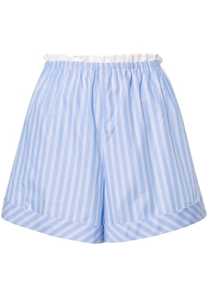 SANDRO striped cotton boxer shorts - Blue