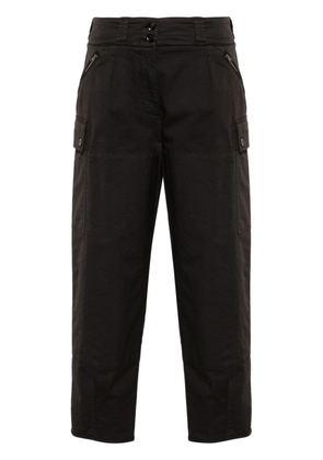TOM FORD tapered cropped trousers - Black