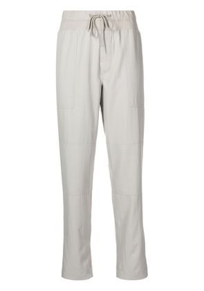 James Perse drawstring tapered trousers - Brown