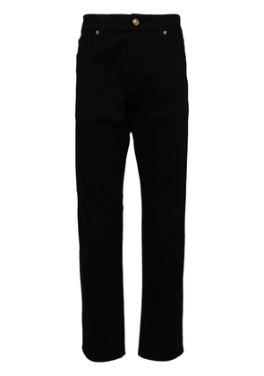 Versace mid-rise straight-leg trousers - Black