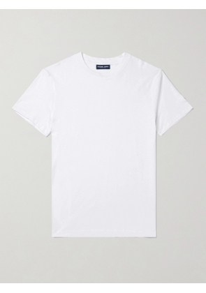 Frescobol Carioca - Lucio Cotton and Linen-Blend T-Shirt - Men - White - S