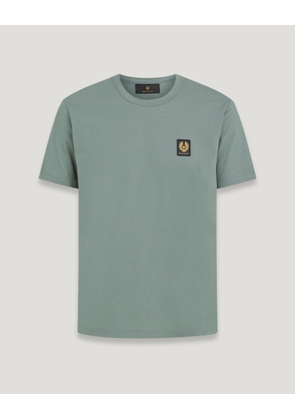 Belstaff T-shirt Men's Cotton Jersey Mineral Green Size S
