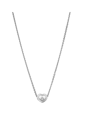 Chopard White Gold And Diamond Happy Diamonds Icons Necklace