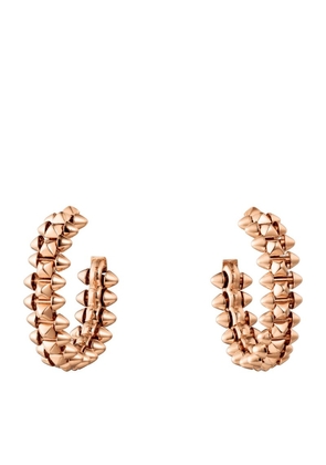 Cartier Rose Gold Clash De Cartier Hoop Earrings