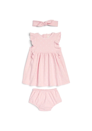 Givenchy Kids Cotton Dress, Bloomers And Headband Set (1-18 Months)