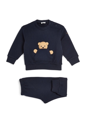 Il Gufo Cotton Sweatshirt And Trousers Set (6-36 Months)