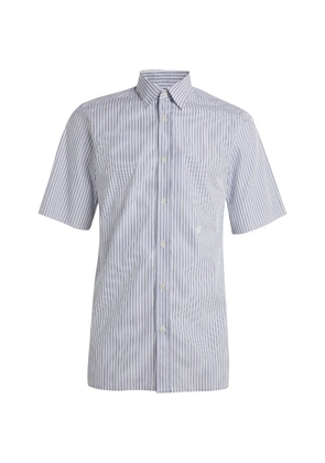 Maison Margiela Striped Short-Sleeve Shirt
