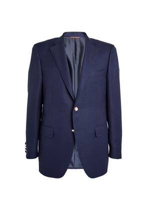Canali Mohair-Blend Single-Breasted Blazer