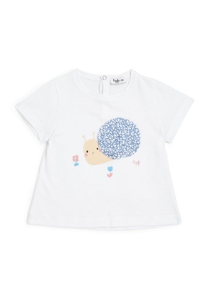 Il Gufo Cotton Snail Print T-Shirt (6-36 Months)