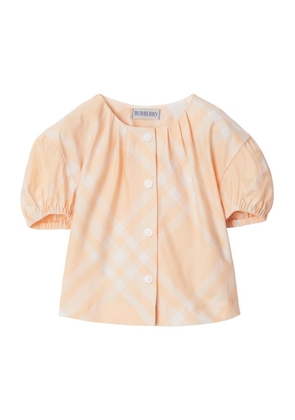 Burberry Kids Check Blouse (6-24 Months)
