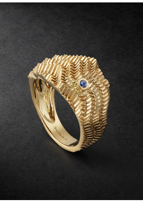 Yvonne Léon - Gold Sapphire Ring - Men - Gold - 63