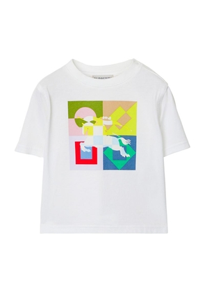 Burberry Kids Geometric Print Logo T-Shirt (6-24 Months)