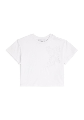 Ermanno Scervino Junior Lace-Detail Logo T-Shirt (4-14 Years)