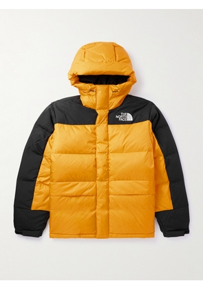 The North Face - Himalayan Logo-Embroidered Quilted Ripstop and Shell Down Hooded Jacket - Men - Yellow - XS