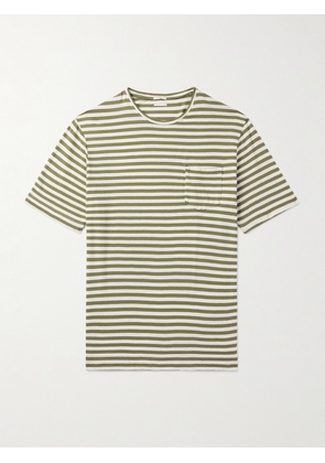 Massimo Alba - Panarea Striped Cotton and Linen-Blend T-Shirt - Men - White - S