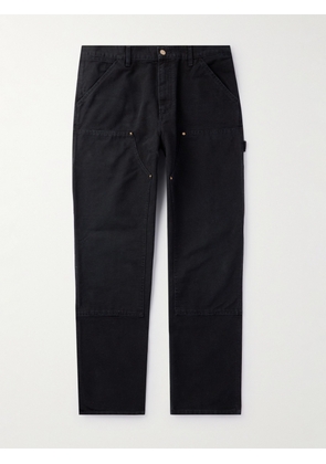 Carhartt WIP - Double Knee Straight-Leg Cotton-Canvas Carpenter Trousers - Men - Black - UK/US 28