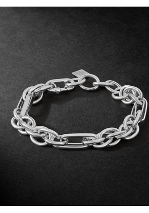 Lauren Rubinski - White Gold Chain Bracelet - Men - Silver