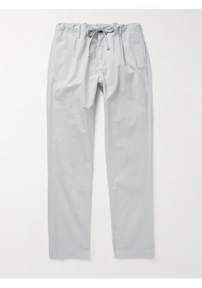 Hartford - Tanker Slim-Fit Straight-Leg Cotton Drawstring Trousers - Men - Gray - IT 46