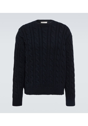 The Row Aldo cable-knit wool-blend sweater