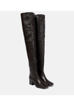 Lemaire Over-the-knee leather boots