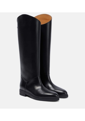 Loro Piana Kilda leather knee-high boots
