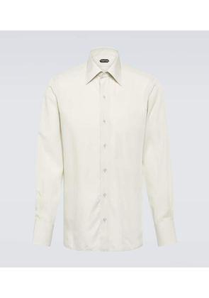 Tom Ford Striped lyocell-blend shirt