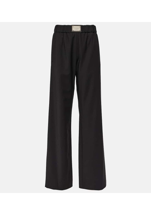 Dolce&Gabbana Wool-blend wide-leg pants