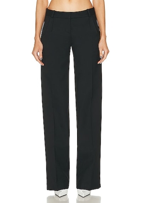 Coperni Low Rise Loose Tailored Trousers in Black - Black. Size 42 (also in 40).