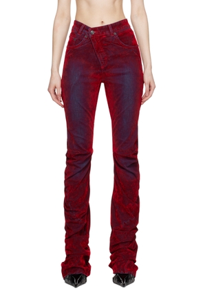 Ottolinger Red Drape Jeans