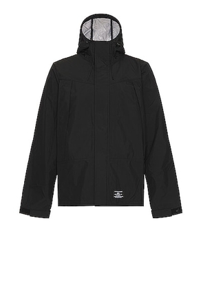 ALPHA INDUSTRIES Paracord Rain Shell Jacket in Black - Black. Size M (also in ).