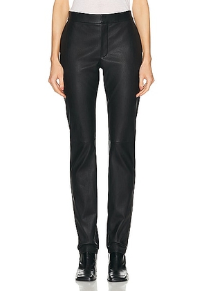 Loewe Skinny Leather Trouser in Black - Black. Size 36 (also in ).