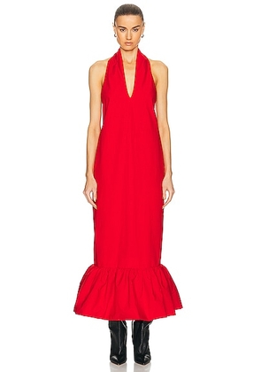 Interior The Johana Dress in Rouge - Red. Size 2 (also in 0, 4, 6).