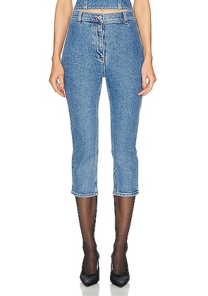 Magda Butrym Knee Length Skinny in Blue - Blue. Size 36 (also in 34, 38, 40, 42).
