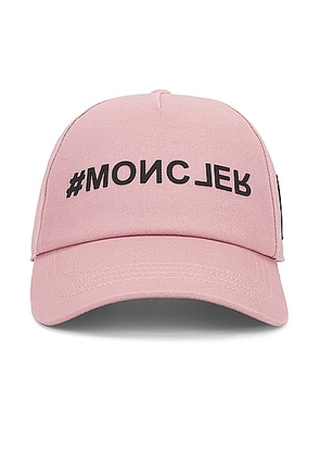 Moncler Grenoble Baseball Cap in Pink - Pink. Size all.