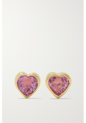 Emily P. Wheeler - + Net Sustain Dress Up Baby 18-karat Recycled Gold Sapphire Earrings - Pink - One size