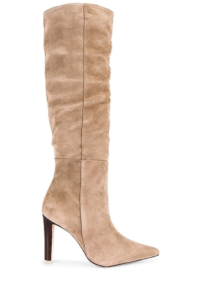 BLACK SUEDE STUDIO Amal Slouch Boot in Taupe. Size 10, 6, 6.5, 7.5, 8, 8.5, 9, 9.5.