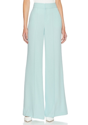 Alice + Olivia Dylan Pant in Teal. Size 2.