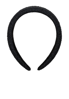 Emi Jay Halo Headband in Black.
