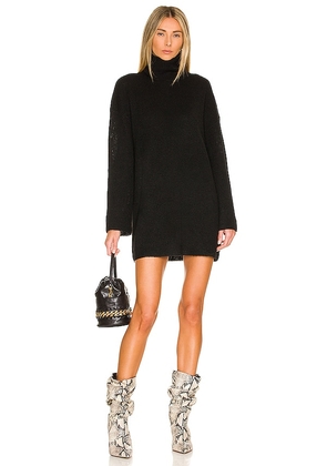 L'Academie Sable Sweater Dress in Black. Size L, M, XL, XS, XXS.